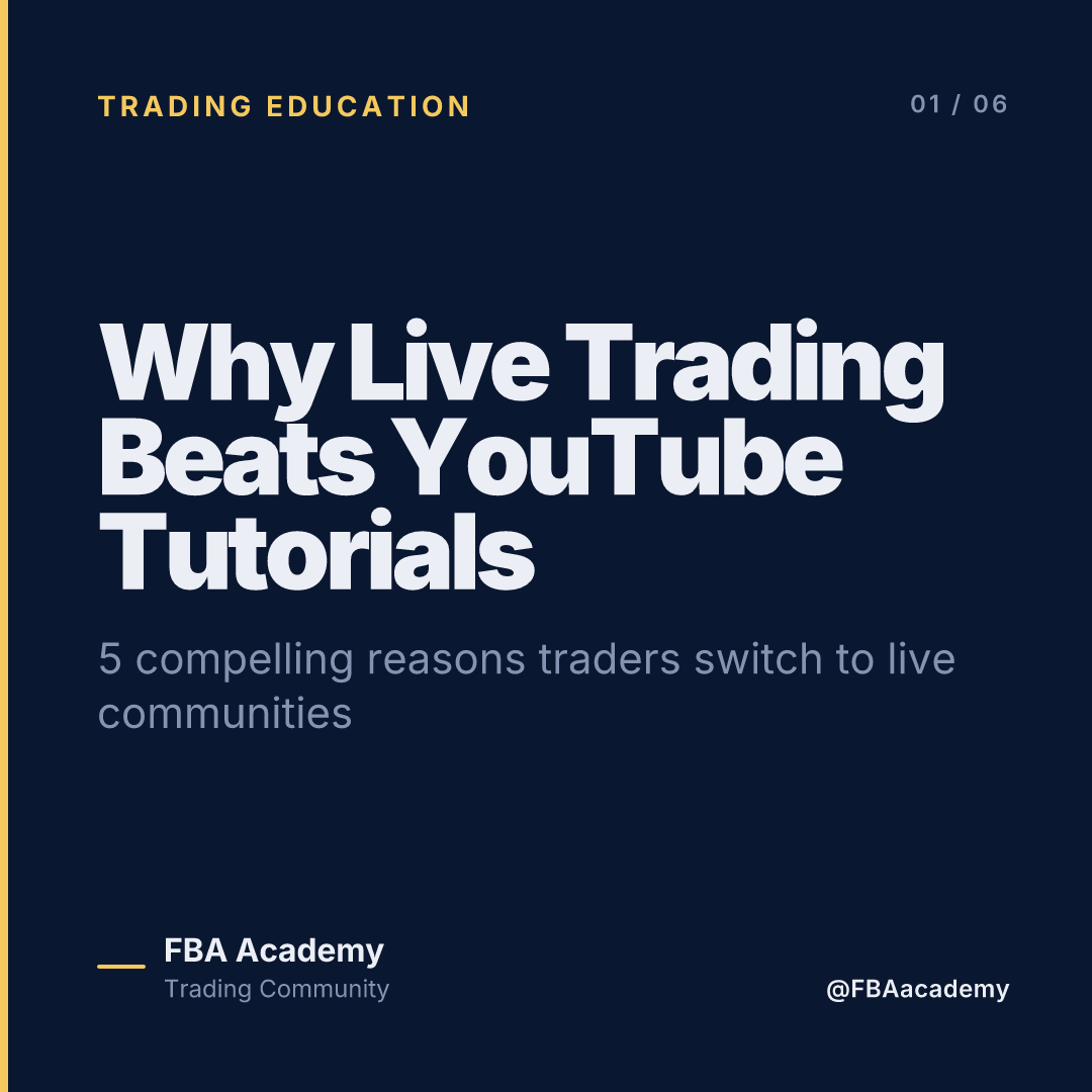 Live Trading vs YouTube slide 1